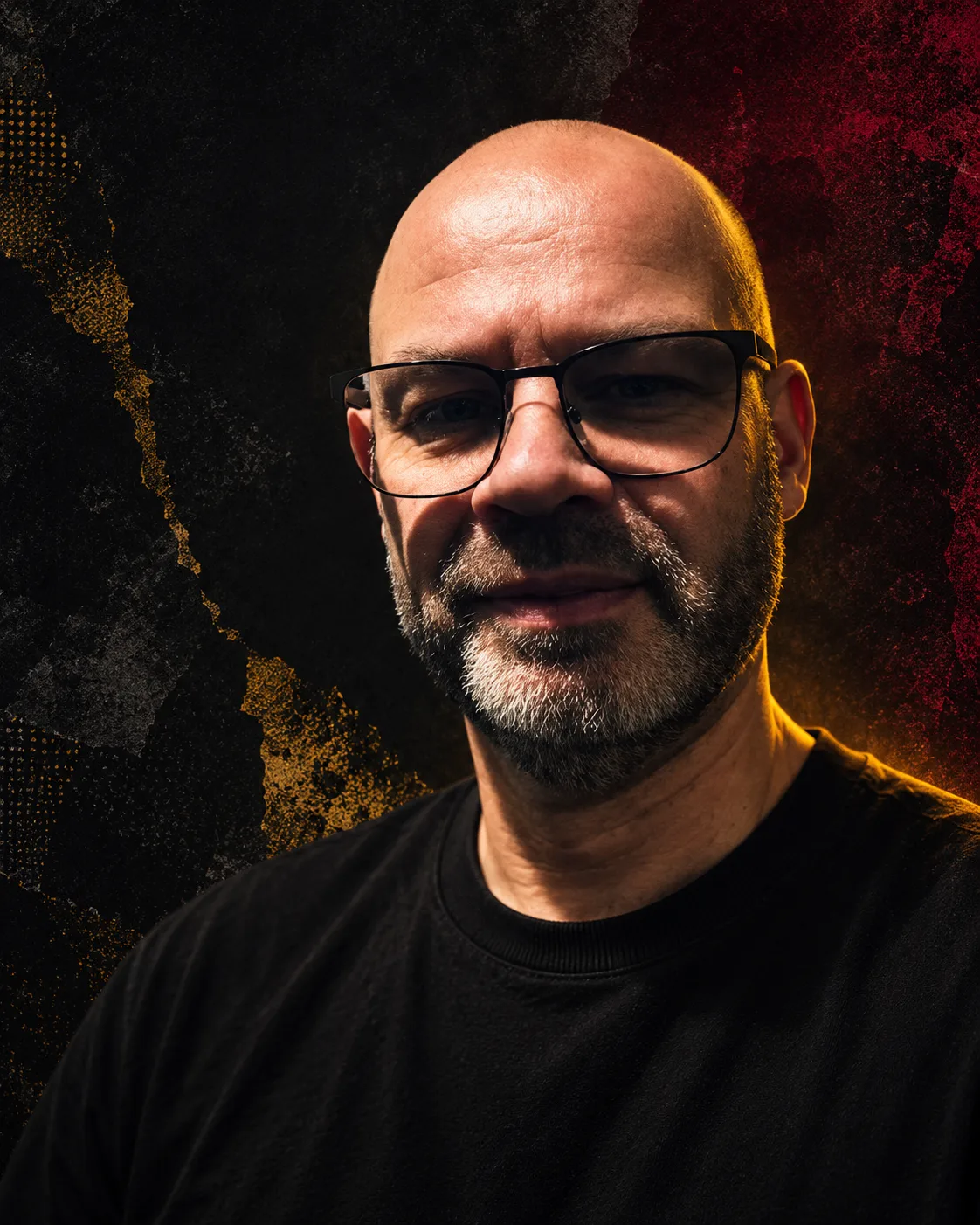 Frank Moos, graphic designer en oprichter van Moosmerch