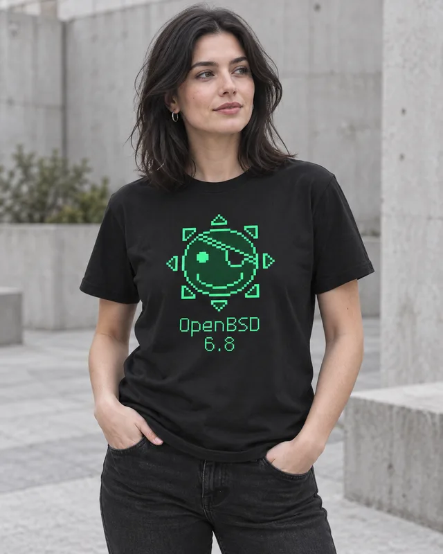 Merchandise van OpenBSD.Amsterdam