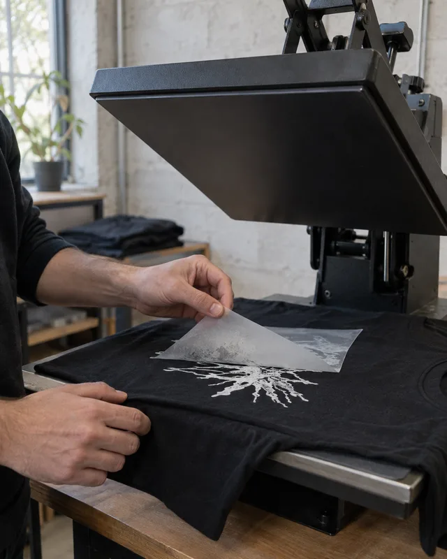 Een shirt bedrukken met een hittepers